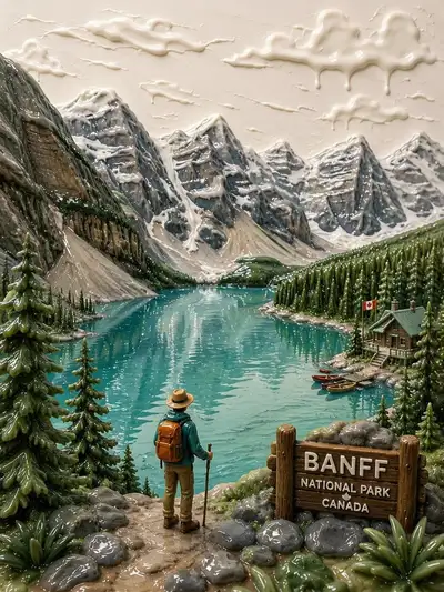Miniature Diorama Landmark Prompt