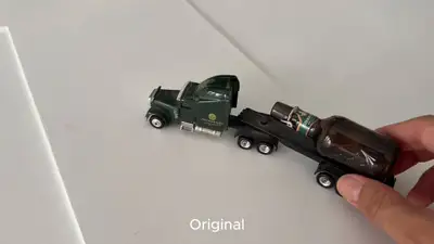 Remove Truck Trailer and Hand from Video