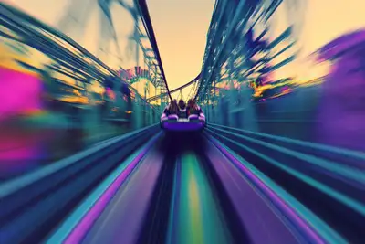 Distorted Velocity Landscape