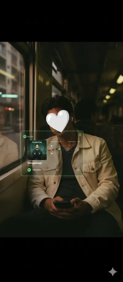 Cinematic Spotify Music Moment Photo Prompt