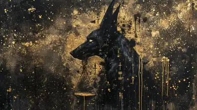 Toile d'art sur le folklore céleste