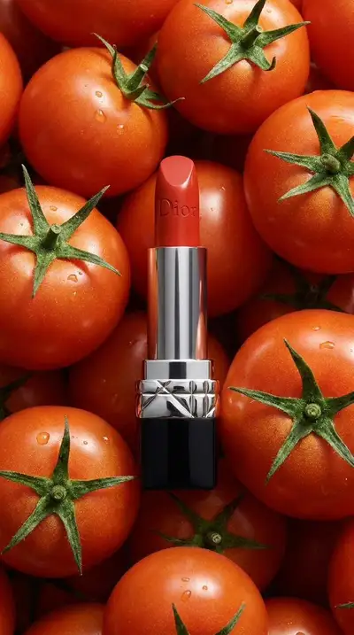 Cinematic Tomato Nest Product Shot