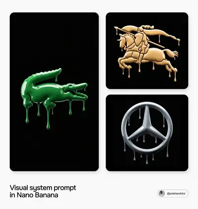 Glossy liquid paint drip 3D logo render template