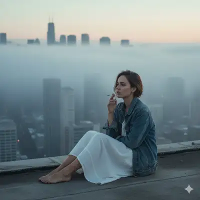 Rooftop Dawn Portrait