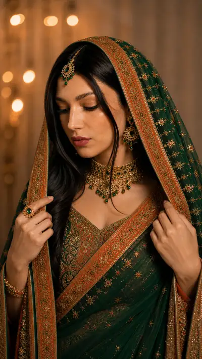 Veil Adjustment Portrait Prompt
