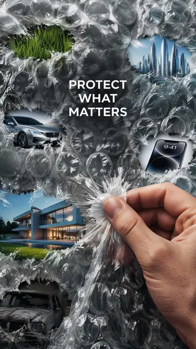 Giant bubble wrap transforms reality when popped ad