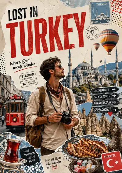 Stylized Travel Poster for [country]