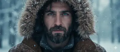 Ultra-Realistic Winter Survival Portrait Prompt