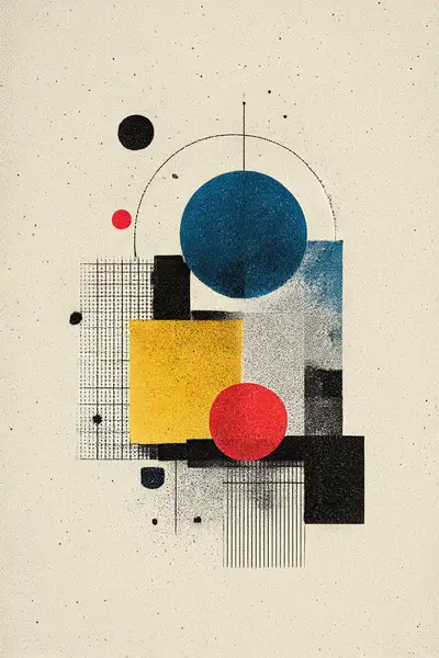 Bauhaus Modular Poster Prompt