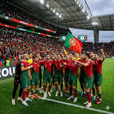 Football Stadium Match Scene
