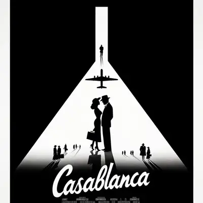 Minimalist Movie Poster Prompt