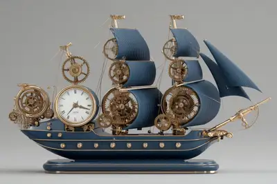 Chrono-Fractal Timepiece Prompt