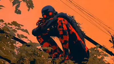 Seedance 2.0 Mini J-Horror Creature Anime Prompt