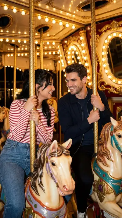 Nano Banana Pro: Photoreal Carousel Couple Scene Prompt