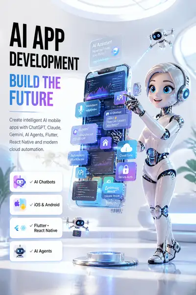 Pixar AI Robot Building a Mobile App