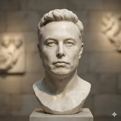 Marmorskulptur-Avatar im klassischen griechisch-römischen Stil