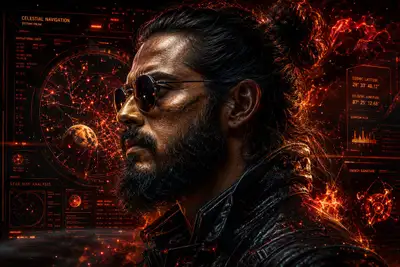 Cinematic Cyberpunk Sci-Fi Portrait Prompt