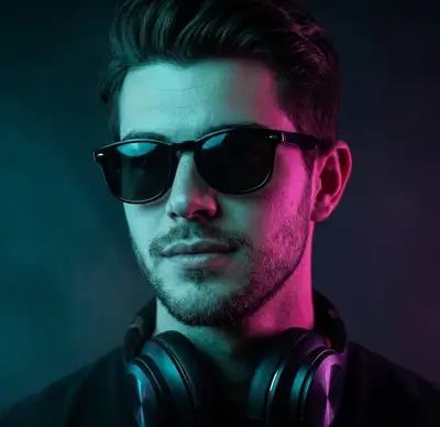 Moody Cyberpunk Cinematic Portrait