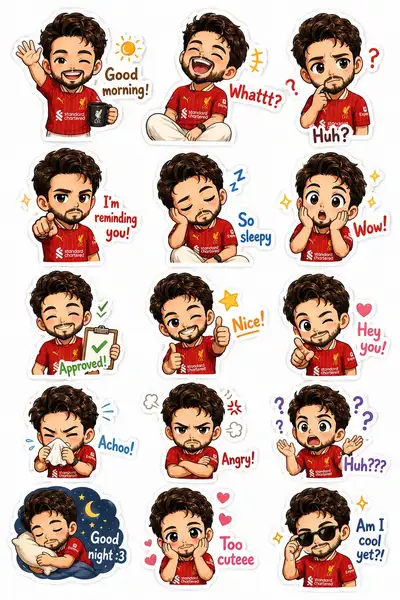 Chibi Sticker Pack from Photo