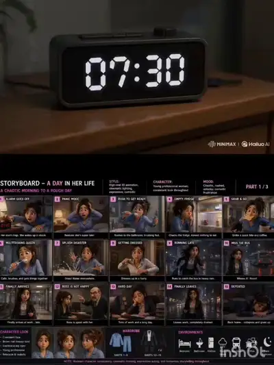 A Day in Her Life: 3D Animated Storyboard