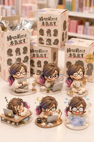 Image to Blind Box Figurine Series Prompt