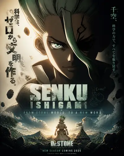 Dr. STONE 千空のプロモーションポスター
