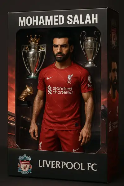 Mohamed Salah Action Figure Box Set Prompt