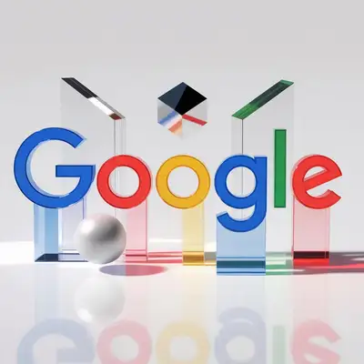Premium 3D logo sculpture render for branding