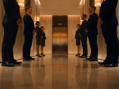 Ultra-Cinematic Authority Walk Video Prompt