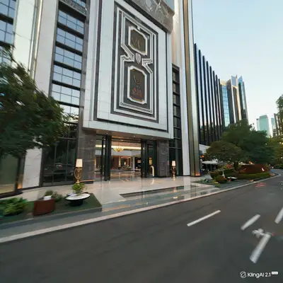 FPV Hotel Entrance AI Video Prompt