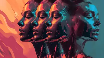 Midjourney V6 Liquid Metal Woman in Cloudmix