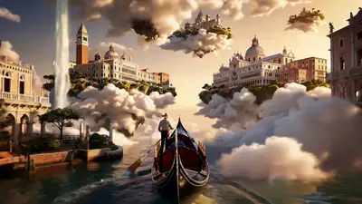 Floating Venice in the Clouds