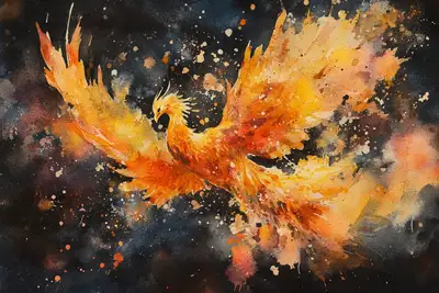 Majestic Splash Art Prompt