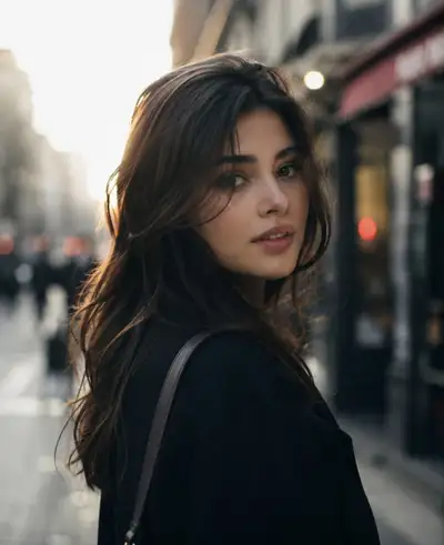 Cinematic Golden Hour Street Portrait