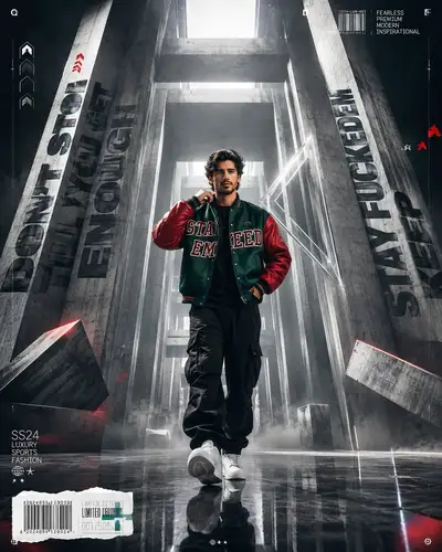 Luxury Sports-Fashion Editorial Poster Prompt
