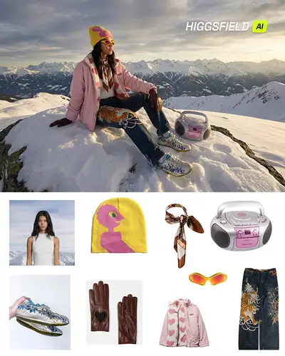 Cinematic Winter Fashion Portrait