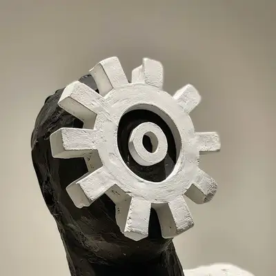 Sculpture de musée - Invite Midjourney