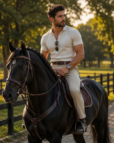Luxury Equestrian Lifestyle Portrait