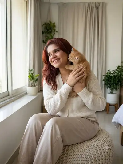 Prompt de Foto de Gatito en Mañana Acogedora