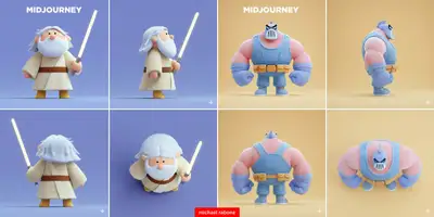 Fluxo de trabalho de transformação de personagem em duas etapas de Midjourney para Nano Banana