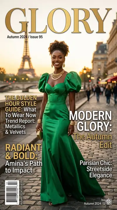 Fashion Magazine Cover: GLORY