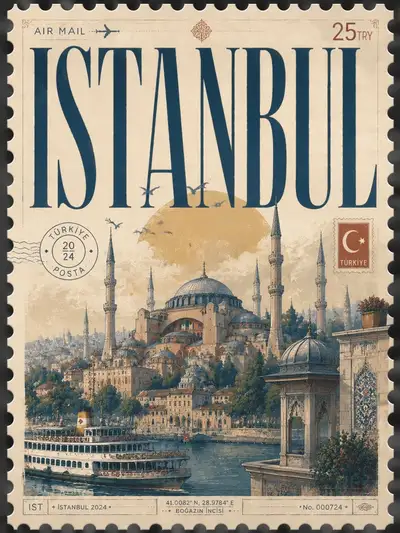 Premium Collectible Postal-Stamp Poster for [CITY]