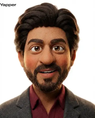 Stylized 3D Claymation Character Transformation