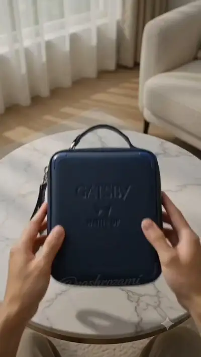 12-frame ASMR perfume unboxing ad storyboard