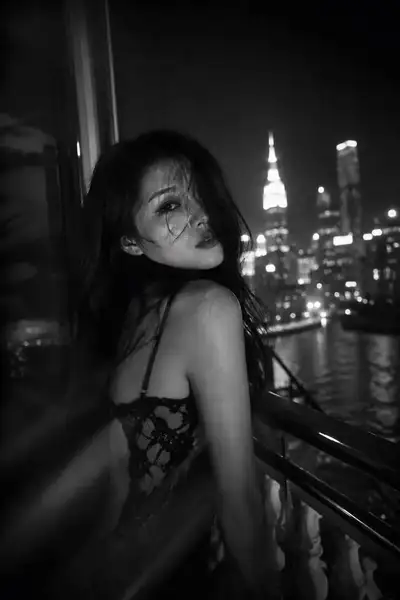 Timeless Black-and-White Cinematic Portrait Prompt