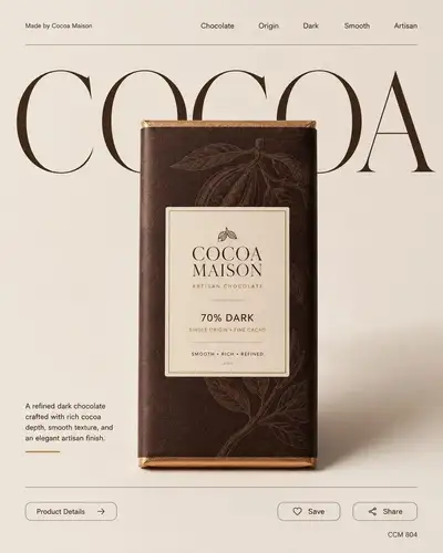 Luxury Editorial Product Advertisement JSON Template