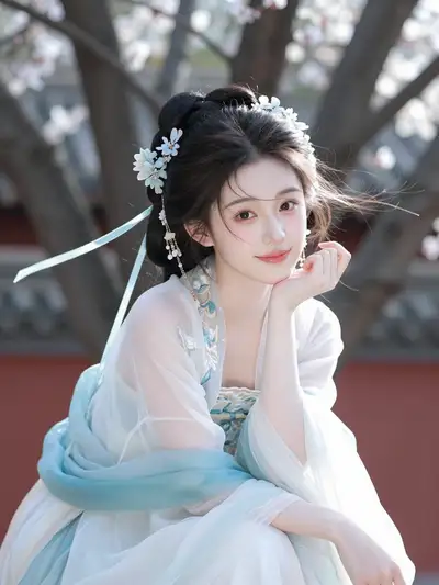 Ethereal Jiangnan Beauty Portrait Prompt