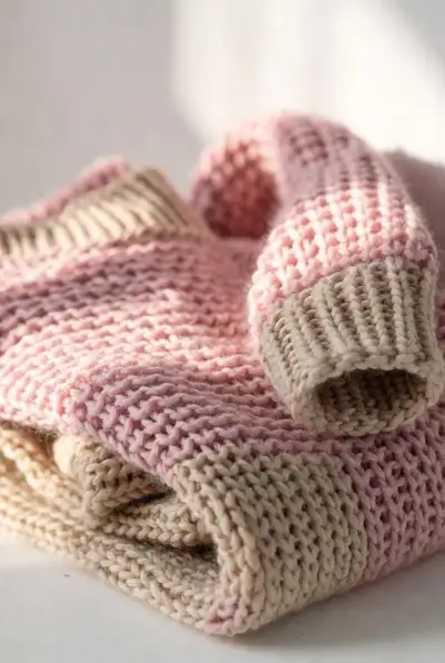 Cozy Sweater Unfolding Motion Prompt