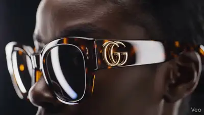 Dark luxury sunglasses ad reveal video