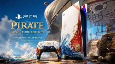 Modèle de publicité personnalisé pour console et manette PS5